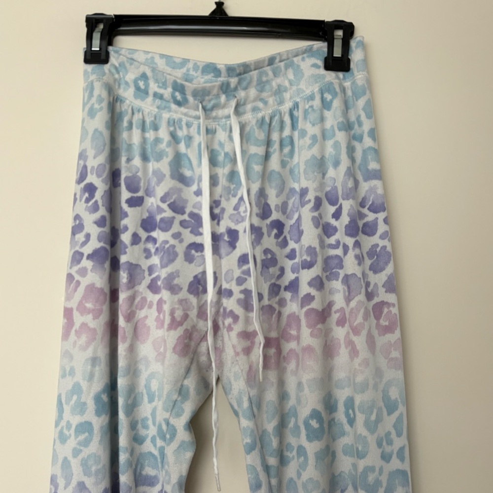 PJ Salvage Womens Leopard Jogger Pajama Lounge Pants - Picture 4 of 11